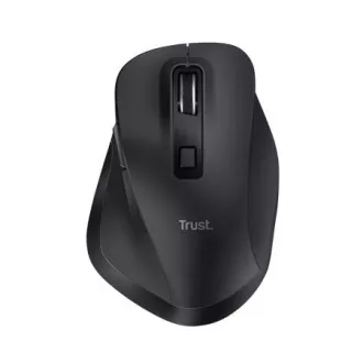 Trust Fyda többeszközös vezeték nélküli egér/Office/Optikai/jobbkezes/2 400 DPI/USB BT/Fekete