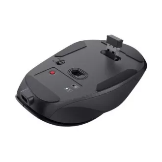 Trust Fyda többeszközös vezeték nélküli egér/Office/Optikai/jobbkezes/2 400 DPI/USB BT/Fekete