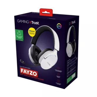 Trust Gaming GXT 491W Fayzo/7.1/Jack/Wire/BT-USB/Wireless/Fehér