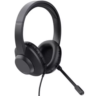 Trust Ayda Max/USB-A/C/Fekete