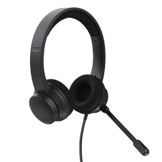 Trust HS-260/Stereo/USB/vezetékes/fekete