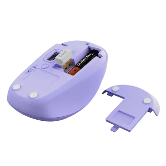 TRUST Yvi  Multi-Device/Office/Optical/1 600 DPI/USB BT/Lila