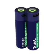 TRUST USB-C ÚJRATÖLTHETŐ ELEMEK 2P - AA