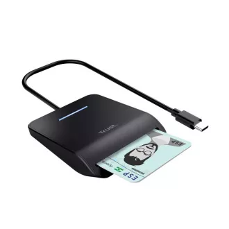 TRUST PRIMO USB-C NAPOK CHIPKÁRTYA OLVASÓ