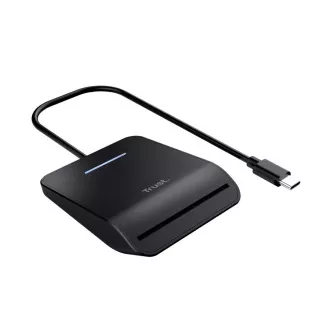 TRUST PRIMO USB-C NAPOK CHIPKÁRTYA OLVASÓ