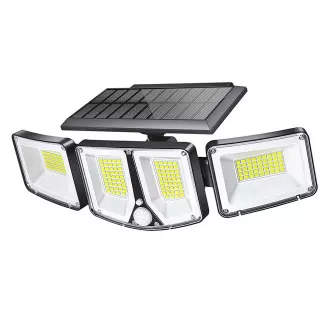 Kültéri napelemes LED fény mozgásérzékelővel VIKING S180/1200lm/2200mAh/3 üzemmódok/IP65
