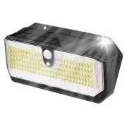Kültéri napelemes LED fény mozgásérzékelővel VIKING S282/2600lm/2200mAh/3 üzemmódok/IP65