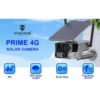 Napelemes kamera Viking PRIME-4G/18000mAh/színes éjjellátó/IP66/app/Android/iOS Napelemes kamera Viking PRIME-4G/18000mAh/színes éjjellátó/IP66/app/Android/iOS