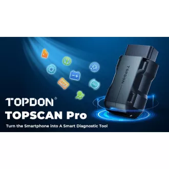 TOPDON diagnosztikai eszköz TopScan Pro/OBD 2 funkciók/13 speciális funkciók/Android/iOS/alkalmazások