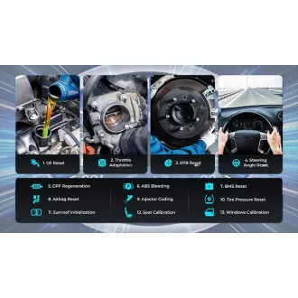 TOPDON diagnosztikai eszköz TopScan Pro/OBD 2 funkciók/13 speciális funkciók/Android/iOS/alkalmazások