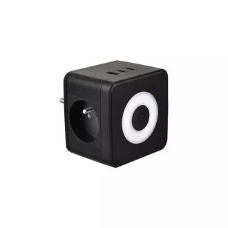 VIKING Y23L hálózati adapter, fekete színben