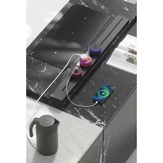 Viking A40SB aljzatmodul, ezüst-fekete/kimenetek - 1xAC/teljesítmény 2500W/230V,16A,50Hz/aljzat típusig