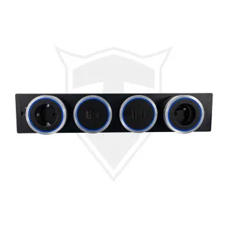 Viking A40SB aljzatmodul, ezüst-fekete/kimenetek - 1xAC/teljesítmény 2500W/230V,16A,50Hz/aljzat típusig Viking A40SB aljzatmodul, ezüst-fekete/kimenetek - 1xAC/teljesítmény 2500W/230V,16A,50Hz/aljzat típusig