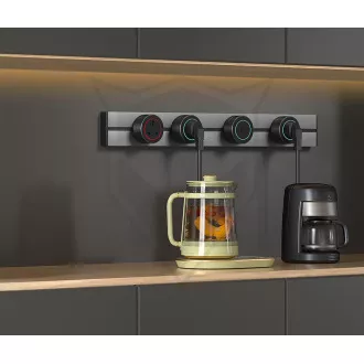 Süllyesztett Viking LZ60B/230V,50Hz/60cm hosszú/fekete/felső 7 modulig/IP20/alumínium/süllyesztve