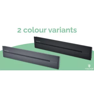 Süllyesztett Viking LZ60B/230V,50Hz/60cm hosszú/fekete/felső 7 modulig/IP20/alumínium/süllyesztve