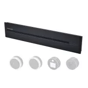 Aljzatszalag - süllyesztett Viking LZ40B/230V,50Hz/40cm hosszú/fekete/felső 5 modulig/IP20/alumínium/süllyesztve