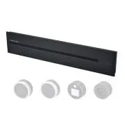 Aljzatszalag - süllyesztett Viking LZ40B/230V,50Hz/40cm hosszú/fekete/felső 5 modulig/IP20/alumínium/süllyesztve