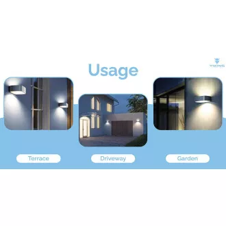 Kültéri napelemes LED lámpa Viking SR38/700 lm/4 üzemmód/IP65/napfény fehér