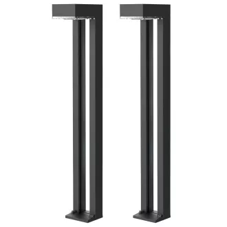 Kültéri napelemes LED lámpa Viking SR07 - 2db/1000 lm/IP54/2 üzemmódok/meleg fehér