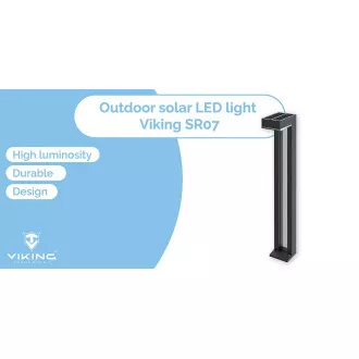Kültéri napelemes LED lámpa Viking SR07 - 2db/1000 lm/IP54/2 üzemmódok/meleg fehér