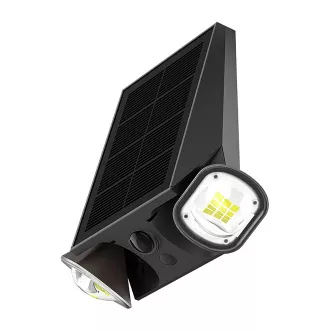 Viking SR39 kültéri napelemes LED lámpa/mozgásérzékelő/800 lm/IP44/4 üzemmód/napfényfehér