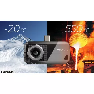 TOPDON hő infravörös kamera TS001/256x192/Android/ablakok/nézőmező 13°x10°/USB-C/ TOPDON hő infravörös kamera TS001/256x192/Android/ablakok/nézőmező 13°x10°/USB-C/