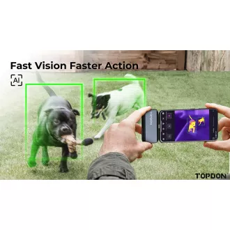 TOPDON hő infravörös kamera TS001/256x192/Android/ablakok/nézőmező 13°x10°/USB-C/ TOPDON hő infravörös kamera TS001/256x192/Android/ablakok/nézőmező 13°x10°/USB-C/