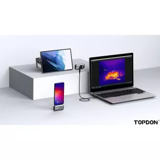 TOPDON hő infravörös kamera TS001/256x192/Android/ablakok/nézőmező 13°x10°/USB-C/ TOPDON hő infravörös kamera TS001/256x192/Android/ablakok/nézőmező 13°x10°/USB-C/