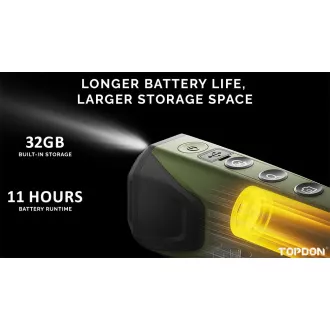 TOPDON hőkamerás monokulár TS004/távolság 410m/OLED 1024x768/5000mAh/50Hz/IP67