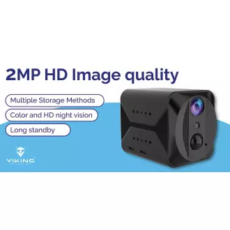 Mini kamera Viking S309 Wifi/1080P/éjjellátó/mozgásérzékelő/2500mAh/mobil alkalmazás