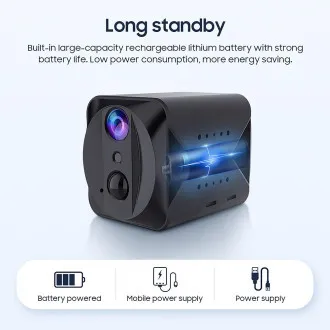 Viking S309 4G/1080P mini kamera/éjjellátó/mozgásérzékelő/2500mAh/mobil alkalmazás Viking S309 4G/1080P mini kamera/éjjellátó/mozgásérzékelő/2500mAh/mobil alkalmazás