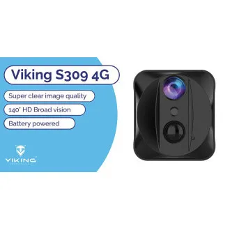 Viking S309 4G/1080P mini kamera/éjjellátó/mozgásérzékelő/2500mAh/mobil alkalmazás Viking S309 4G/1080P mini kamera/éjjellátó/mozgásérzékelő/2500mAh/mobil alkalmazás