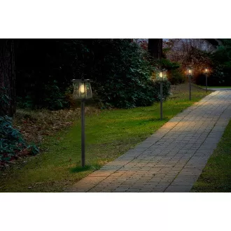 Kültéri napelemes LED fény Viking SR10L/350lm / napenergia / 4000K (nappali fehér)/ 4 üzemmód