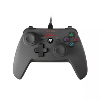 Vezetékes gamepad Genesis P58, PS3/PC-hez, rezgés