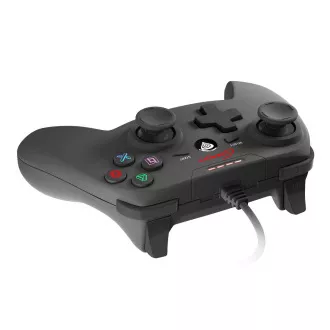 Vezetékes gamepad Genesis P58, PS3/PC-hez, rezgés