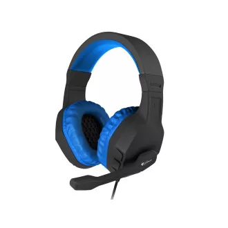 Genesis Argon 200, fekete-kék sztereó játék headset Genesis Argon 200, fekete-kék sztereó játék headset