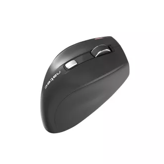Natec optikai egér JAGUAR/2400 DPI/Ergonomikus/kék sáv/jobbkezes/vezeték nélküli USB/fekete Natec optikai egér JAGUAR/2400 DPI/Ergonomikus/kék sáv/jobbkezes/vezeték nélküli USB/fekete