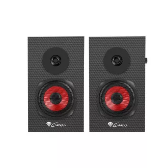 Genesis Gaming hangszórók HELIUM 200/Stereo/20W/Fekete-Vörös
