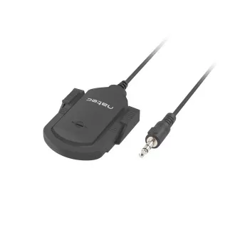 Natec Fox mikrofon, öntapadós rögzítés, 3,5 mm-es csatlakozó, 1,8m