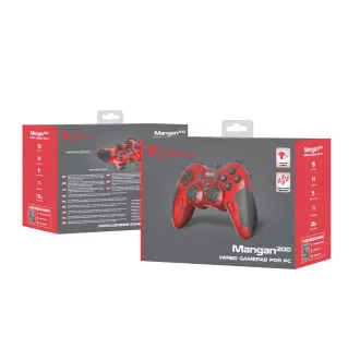 Vezetékes gamepad Genesis Mangan 200, PC-hez, rezgés