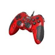 Genesis MANGAN 200 vezetékes gamepad, PC-hez, rezgésfunkcióval, piros