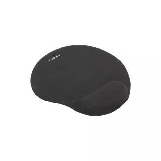Ergonómikus gél egérpad Natec Marmot, fekete, 245x225 mm