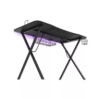 Genesis Holm 300 RGB - játékasztal RGB háttérvilágítással, 3xUSB 3.0, vezeték nélküli mobil töltővel Genesis Holm 300 RGB - játékasztal RGB háttérvilágítással, 3xUSB 3.0, vezeték nélküli mobil töltővel