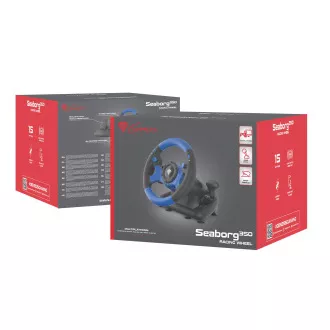 Genesis Seaborg 350 játékkerék, multiplatform, PC, PS4, PS3, Xbox One, Switch, 180°