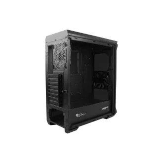 Genesis IRID 505 V2/Midi Tower/Transpar/Fekete számítógépház