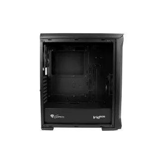 Genesis IRID 505 V2/Midi Tower/Transpar/Fekete számítógépház