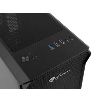 Számítógépház Genesis IRID 503 V2/Micro Tower/Transpar./Fekete Számítógépház Genesis IRID 503 V2/Micro Tower/Transpar./Fekete