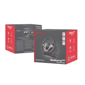Genesis Seaborg 400 játékkerék, multiplatform PC, PS4, PS3, Xbox One, Xbox 360, N Switch, Xbox One, PS4, PS3, Xbox 360, N Switch