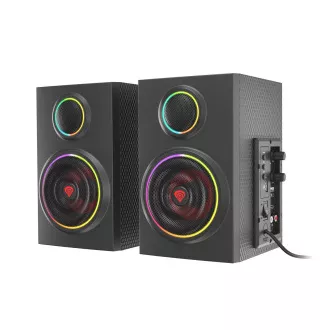 2.0 24W GENESIS HELIUM 300BT ARGB hangszórók, Bluetooth 5.0