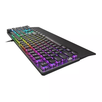 Genesis Gaming mechanikus billentyűzet THOR 380/RGB/Outemu kék/vezeték nélküli USB/US elrendezés/fekete